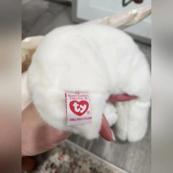 Ty 1999 Beanie Buddies Halo the Teddy Bear Stuffed Animal Plush Toy 14" - Picture 3 of 4